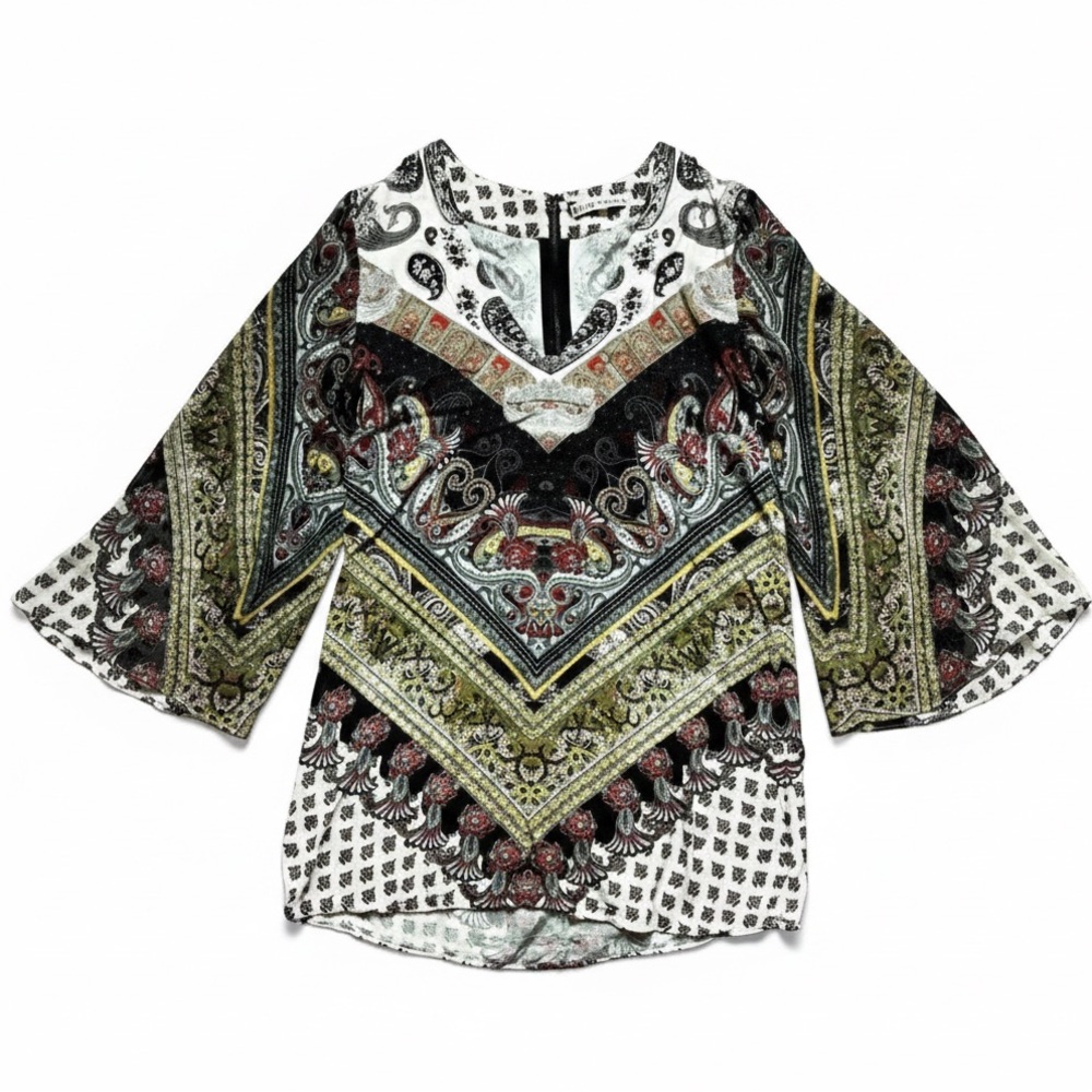 Alice + Olivia Zia Caftan mini dress